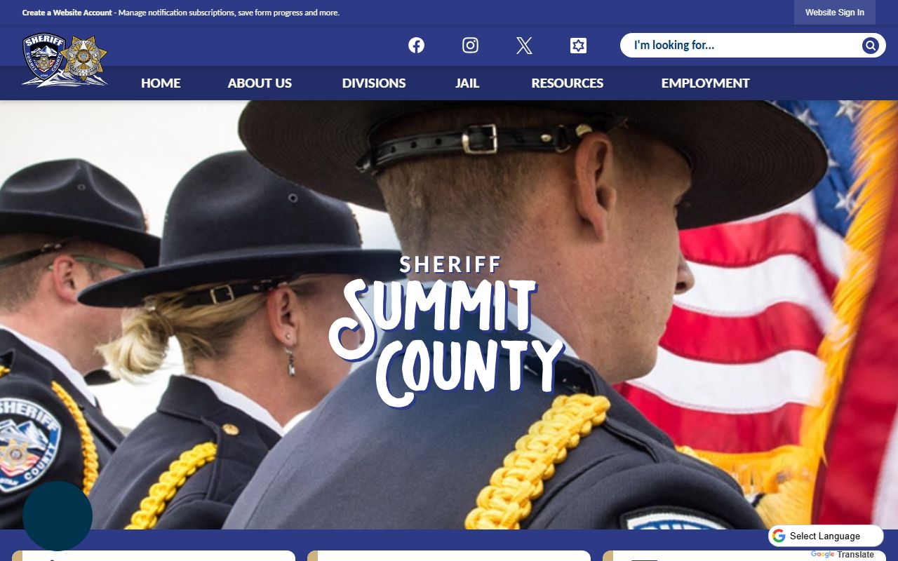 Summit County Sheriff office for Summit County background checks