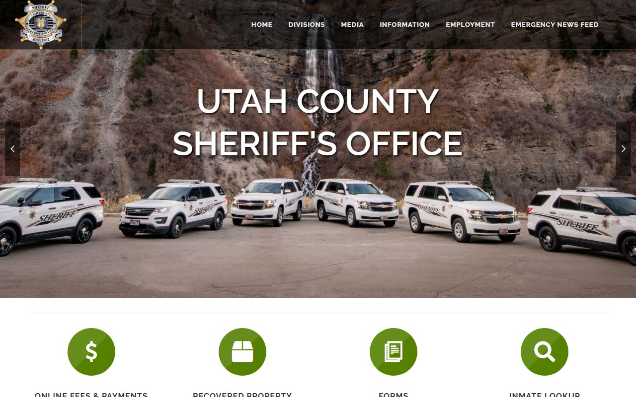 Utah County Sheriff office records for Provo background check